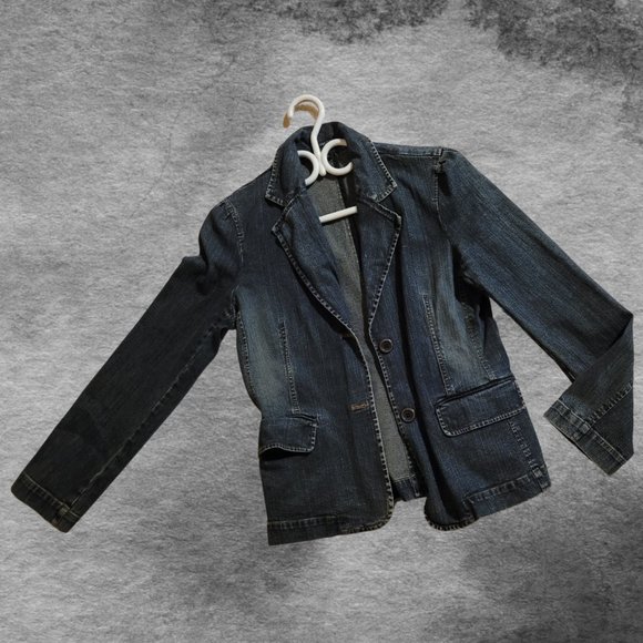 Jacob Stone Wash Denim Jacket - Picture 2 of 8